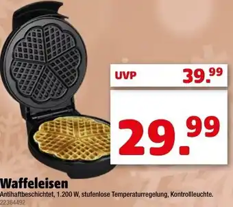 Liebmarkt Waffeleisen 1.200W Angebot