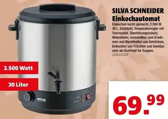 Liebmarkt Silva Schneider Einkochautomat 2.500W Angebot