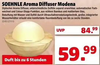 Liebmarkt Soehnle Aroma Diffuser Modena Angebot