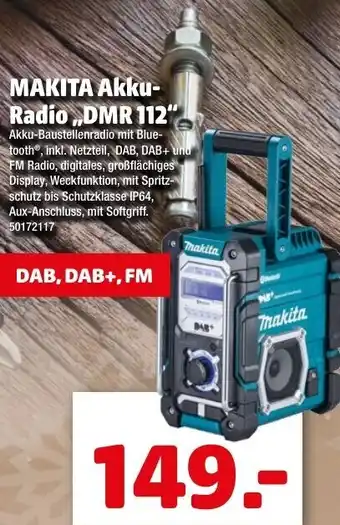 Liebmarkt Makita Akku-Radio DMR 112 Angebot