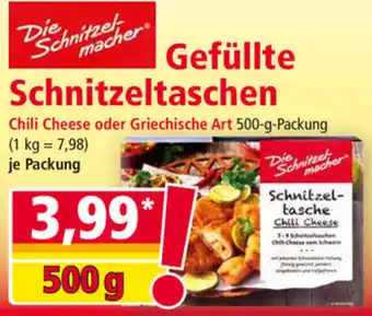 Norma Gefüllte Schnitzeltaschen 500g Angebot