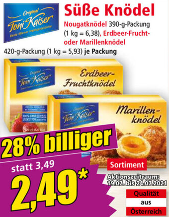 Norma Süße Knödel Angebot