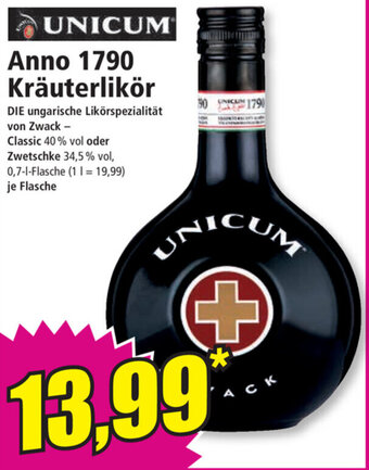 Norma Anno 1790 Kräuterlikör Angebot