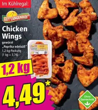 Norma Chicken Wings 1,2kg Angebot
