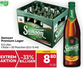 MERKUR Markt Samson Premium Lager 0,5 Liter Angebot