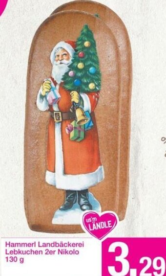 Sutterlüty Hammerl Landbäckerei Lebkuchen 2er Nikolo 130 g Angebot