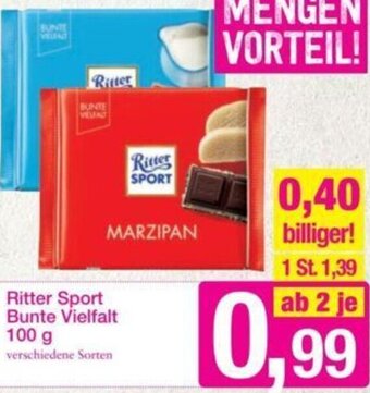 Sutterlüty Ritter Sport Bunte Vielfalt 100 g Angebot