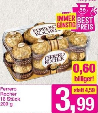 Sutterlüty Ferrero Rocher 16 Stück 200 g Angebot