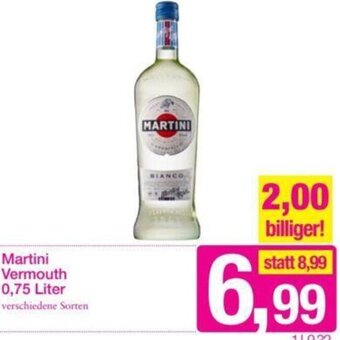 Sutterlüty Martini Vermouth 0,75 Liter Angebot