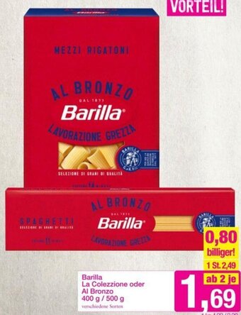 Sutterlüty Barilla La Colezzione oder Al Bronzo 400 g/ 500 g Angebot