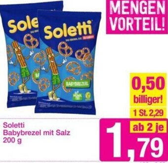 Sutterlüty Soletti Babybrezel mit Salz 200g Angebot
