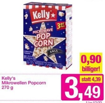 Sutterlüty Kelly's Mikrowellen Popcorn 270 g Angebot