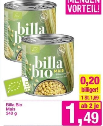 Sutterlüty Billa Bio Mais 340 g Angebot