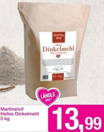 Sutterlüty Martinshof Helles Dinkelmehl 5 kg Angebot