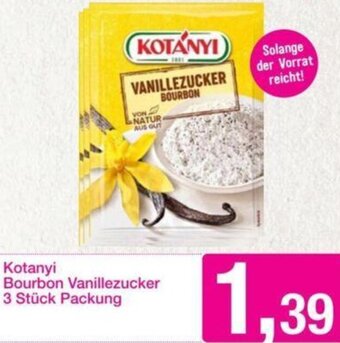 Sutterlüty Kotanyi Bourbon Vanillezucker 3 Stück Packung Angebot