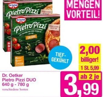 Sutterlüty Dr. Oetker Pietro Pizzi DUO 640 g- 780 g Angebot