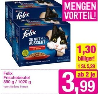 Sutterlüty Felix Frischebeutel 890 g/ 1020 g Angebot