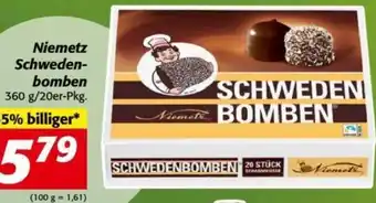 Nah&Frisch Niemetz Schweden-bomben 260 g Angebot