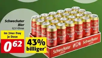Nah&Frisch Schwechater Bier 0,5 L Angebot