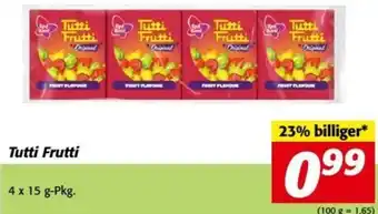 Nah&Frisch Tutti Frutti 4 x 15 g Angebot