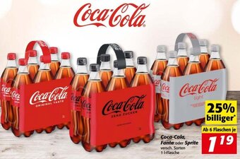 Nah&Frisch Coca-Cola, Fanta oder Sprite Angebot