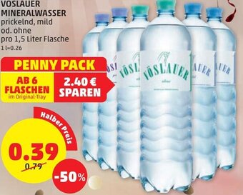 PENNY Vöslauer Mineralwasser 1,5 Liter Angebot