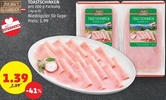 PENNY Toastschinken 200 g Angebot