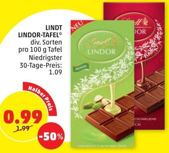 PENNY Lindt Lindor-Tafel Angebot