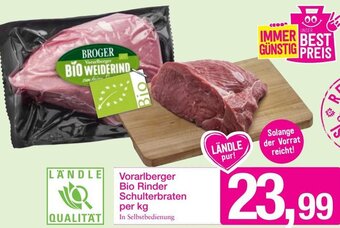 Sutterlüty Vorarlberger Bio Rinder Schulterbraten per kg Angebot