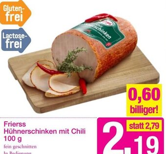 Sutterlüty Frierss Hühnerschinken mit Chili 100 g Angebot