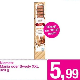 Sutterlüty Niemetz Manja oder Swedy XXL 320 g Angebot