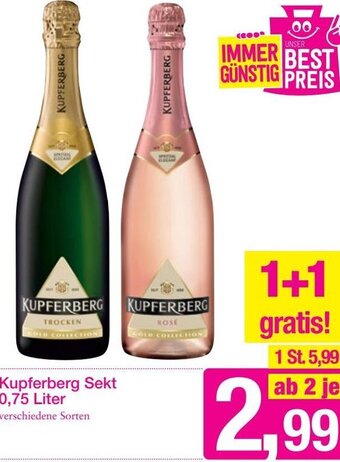 Sutterlüty Kupferberg Sekt 0,75 Liter Angebot