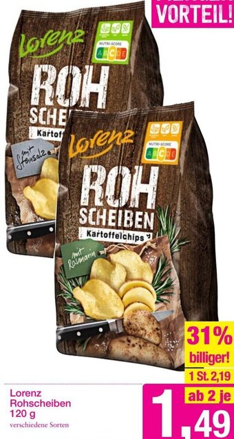 Sutterlüty Lorenz Rohscheiben 120 g Angebot