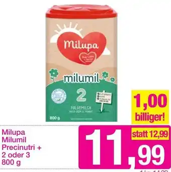 Sutterlüty Milupa Milumil Precinutri + 2 oder 3 800 g Angebot