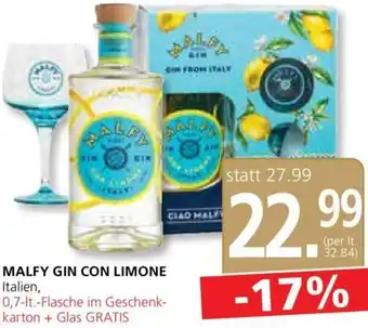 Spar Malfy Gin Con Limone 0,7 lt Angebot