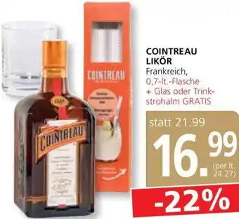 Spar Cointreau Likör 0,7 lt Angebot