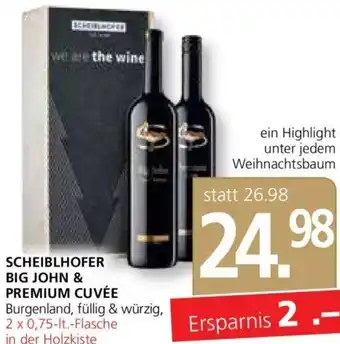Spar Scheiblhofer Big John & Premium Cuvée 2 x 0,75 lt Angebot