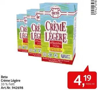 AGM Beta Crème Légère 1000 ml Angebot