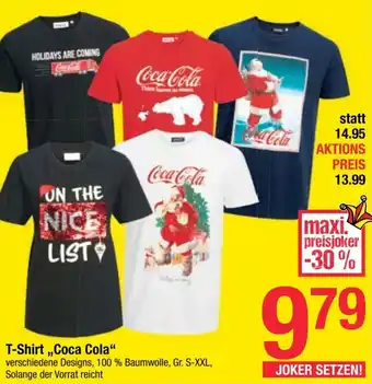 Maximarkt T-Shirt Coca Cola Angebot