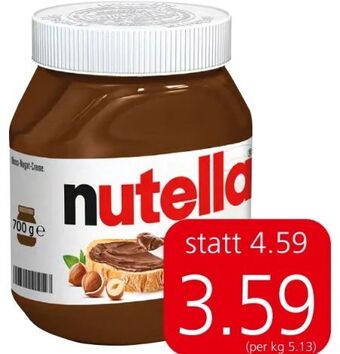 Eurospar Nutella Angebot