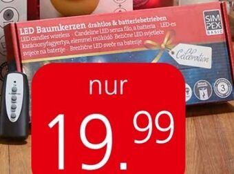 Eurospar Celebration led-drahtlose kerzen Angebot