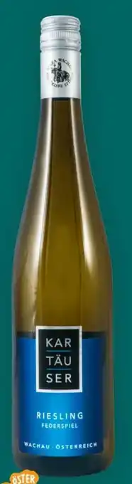 Billa Kartäuserhof riesling federspiel Angebot