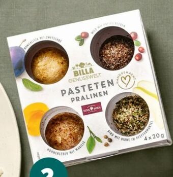 Billa Hink wien pasteten pralinen Angebot
