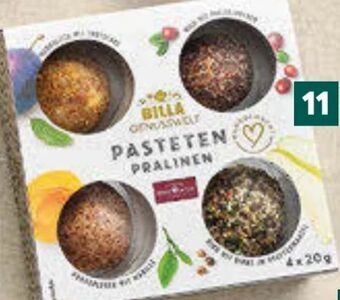 Billa Hink wien pasteten pralinen Angebot