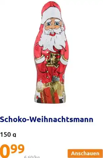 Action Schoko-Weihnachtsmann 150 g Angebot