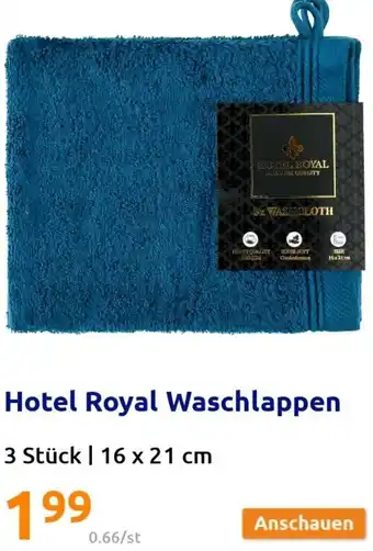 Action Hotel Royal Waschlappen 16 x 21 cm Angebot