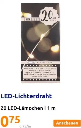 Action LED-Lichterdraht 20 LED Angebot