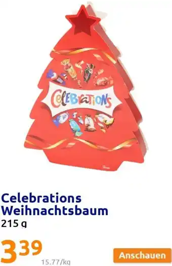 Action Celebrations Weihnachtsbaum 215 g Angebot