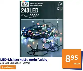 Action LED-Lichterkette Mehrfarbig 240 LED Angebot