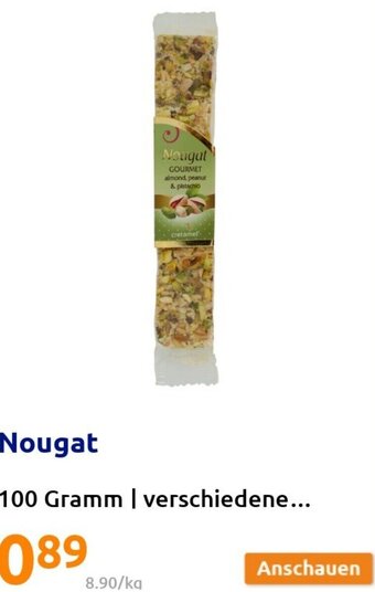 Action Nougat 100 Gramm Angebot